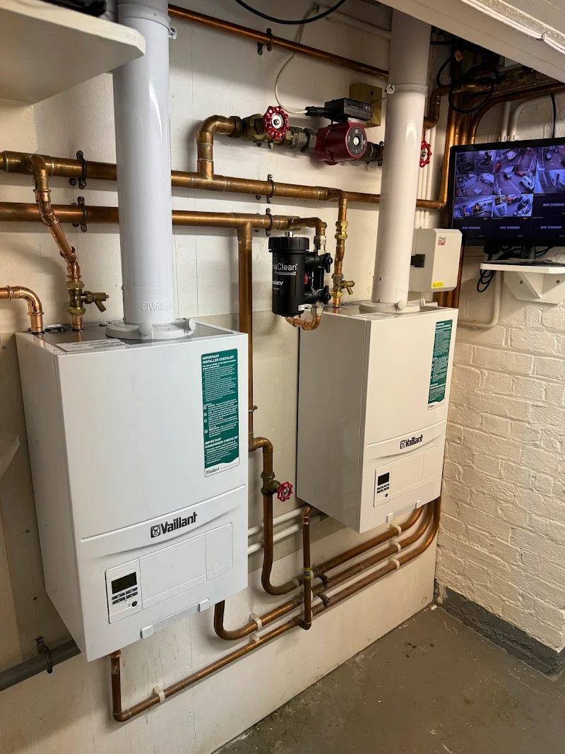 Boiler and copper pipework installation by Wilnos Plumbers